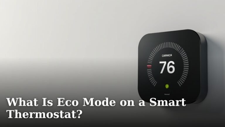What Is Eco Mode on a Smart Thermostat?