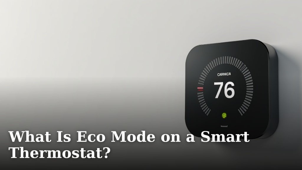 What Is Eco Mode on a Smart Thermostat?
