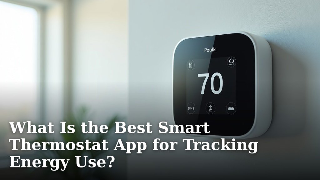 What Is the Best Smart Thermostat App for Tracking Energy Use?