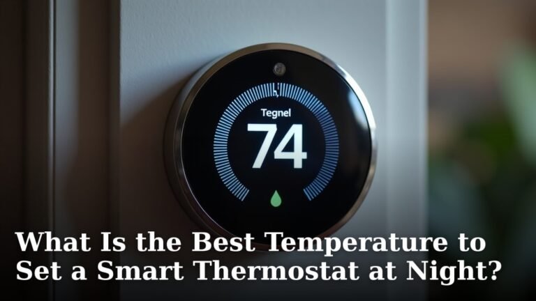 What Is the Best Temperature to Set a Smart Thermostat at Night?