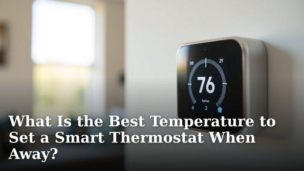 What Is the Best Temperature to Set a Smart Thermostat When Away?