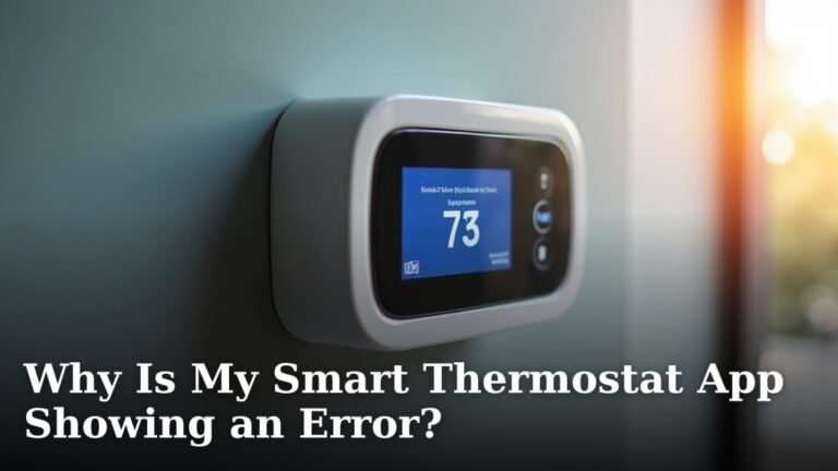 Why Is My Smart Thermostat App Showing an Error?