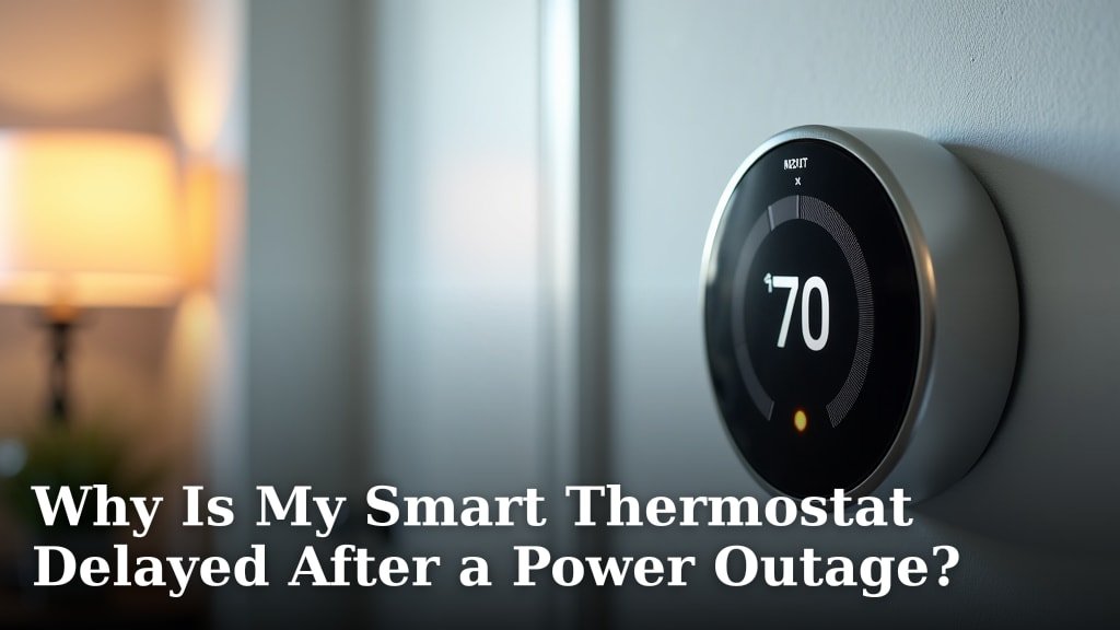 Why Is My Smart Thermostat Delayed After a Power Outage?