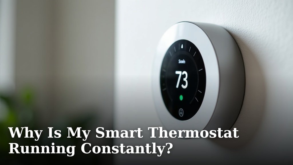 Why Is My Smart Thermostat Running Constantly?