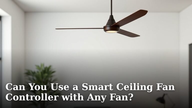 Can You Use a Smart Ceiling Fan Controller with Any Fan?