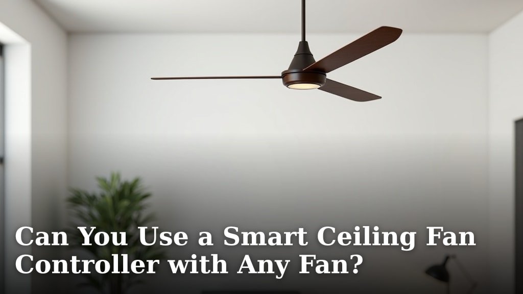 Can You Use a Smart Ceiling Fan Controller with Any Fan?