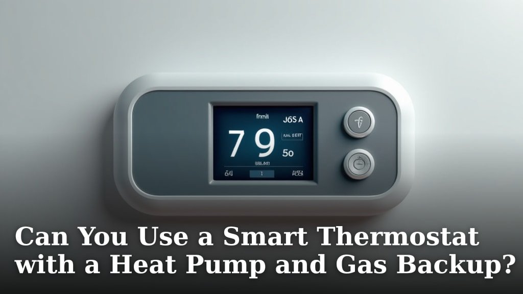 Can You Use a Smart Thermostat with a Heat Pump and Gas Backup?