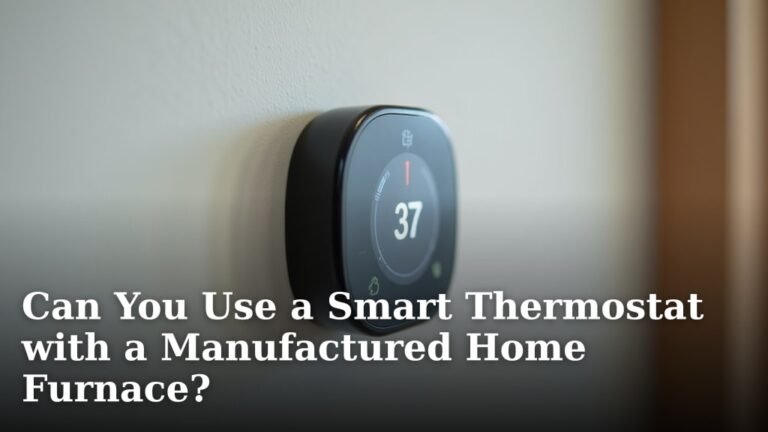 Can You Use a Smart Thermostat with a Manufactured Home Furnace?