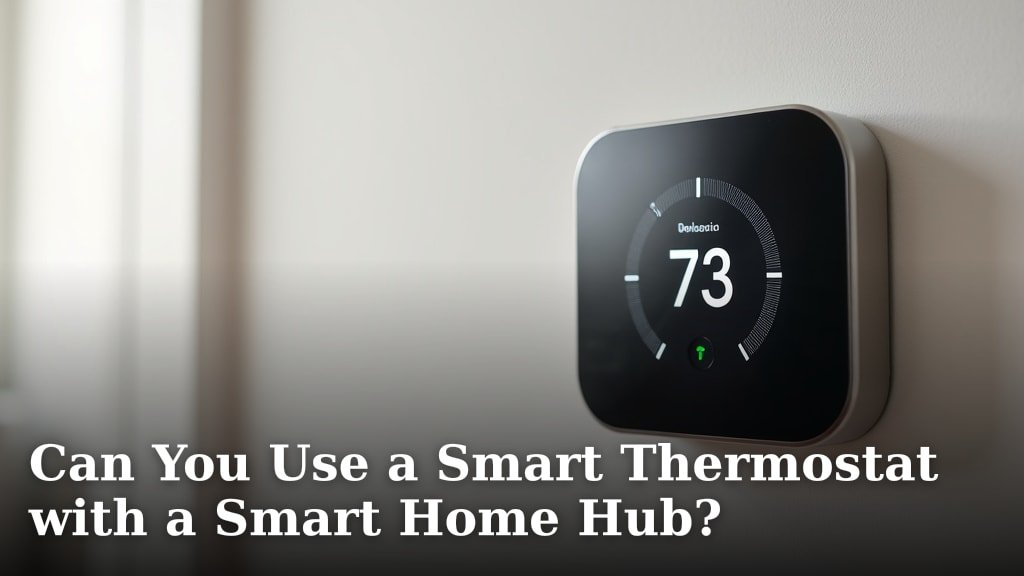 Can You Use a Smart Thermostat with a Smart Home Hub?