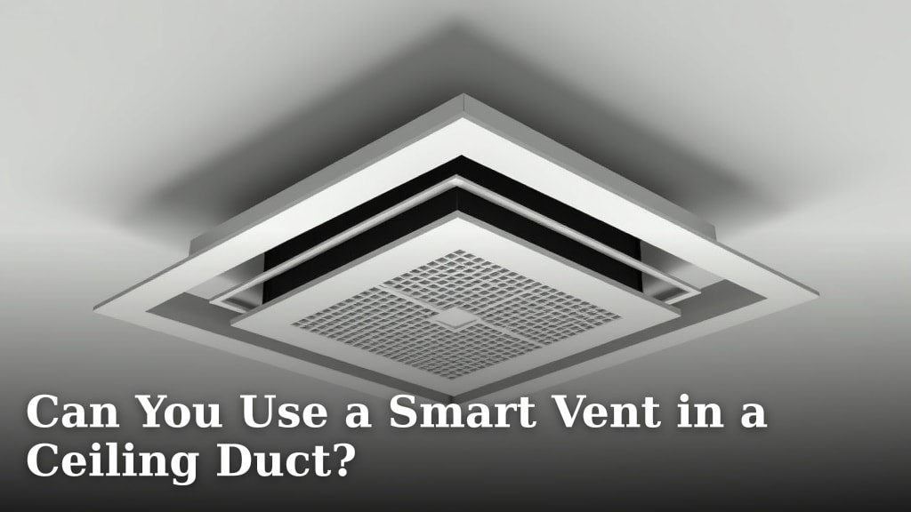 Can You Use a Smart Vent in a Ceiling Duct?