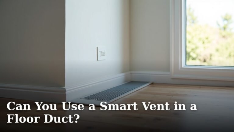 Can You Use a Smart Vent in a Floor Duct?