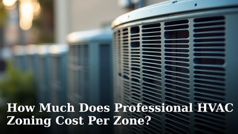 How Much Does Professional HVAC Zoning Cost Per Zone?