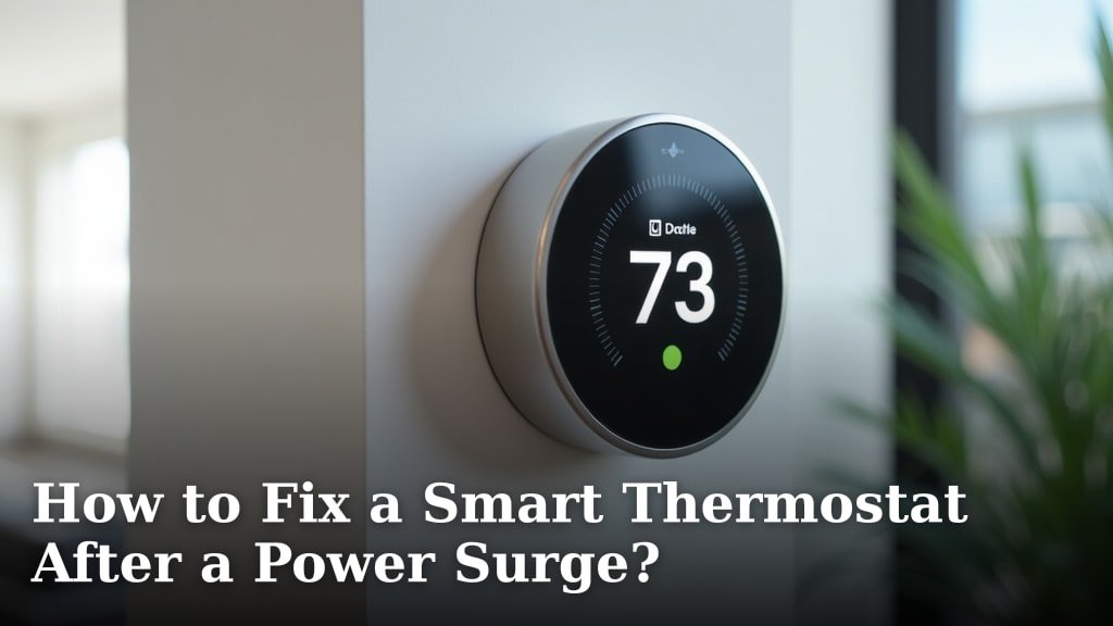 How to Fix a Smart Thermostat After a Power Surge?