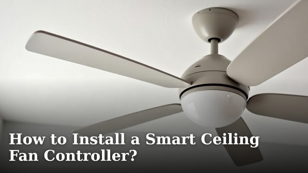 How to Install a Smart Ceiling Fan Controller?