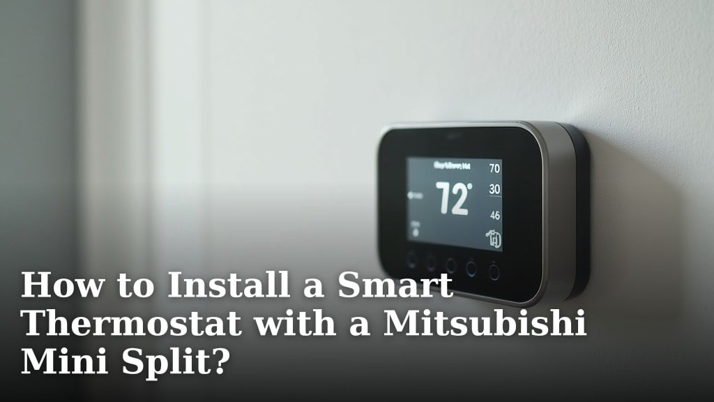 How to Install a Smart Thermostat with a Mitsubishi Mini Split?