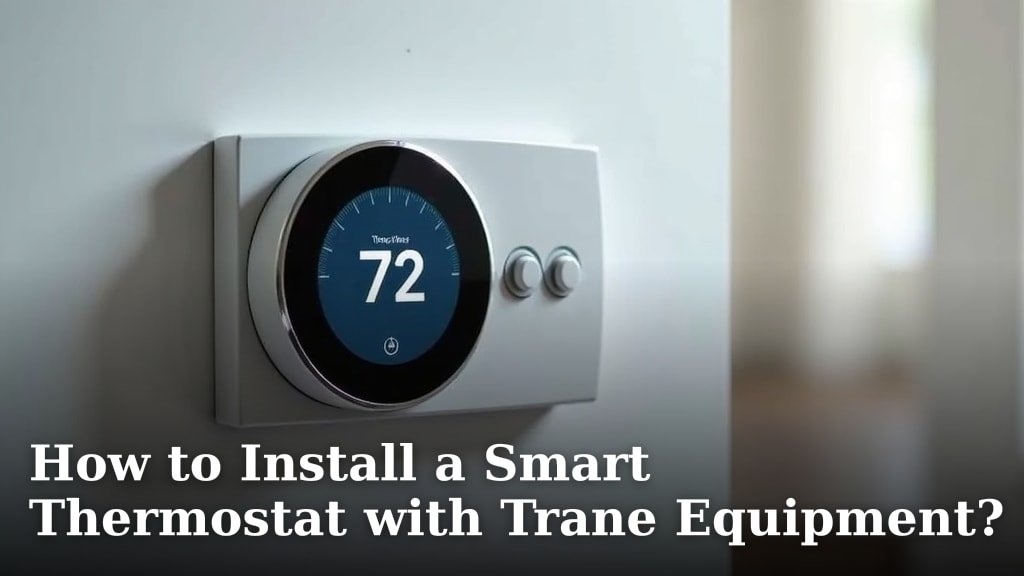 How to Install a Smart Thermostat with Trane Equipment?