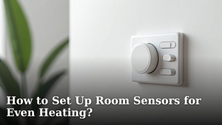 How to Set Up Room Sensors for Even Heating?