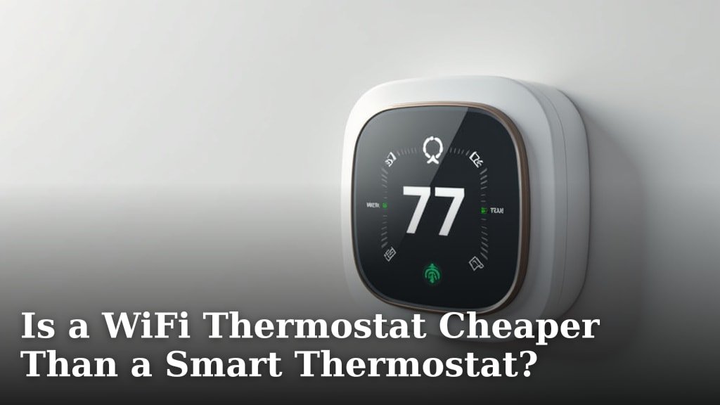 Is a WiFi Thermostat Cheaper Than a Smart Thermostat?