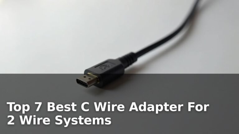Top 7 Best C Wire Adapter For 2 Wire Systems