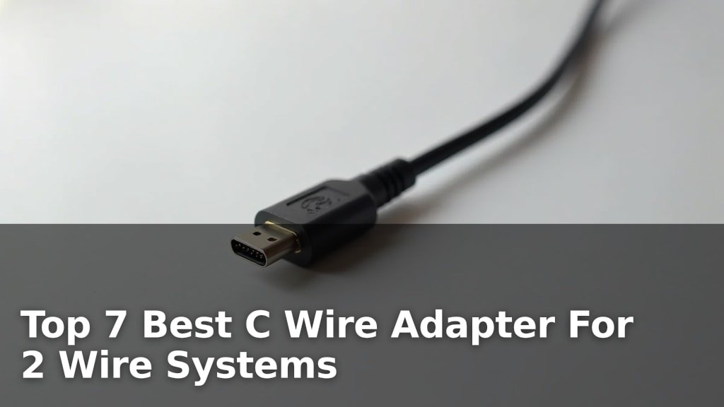 Top 7 Best C Wire Adapter For 2 Wire Systems