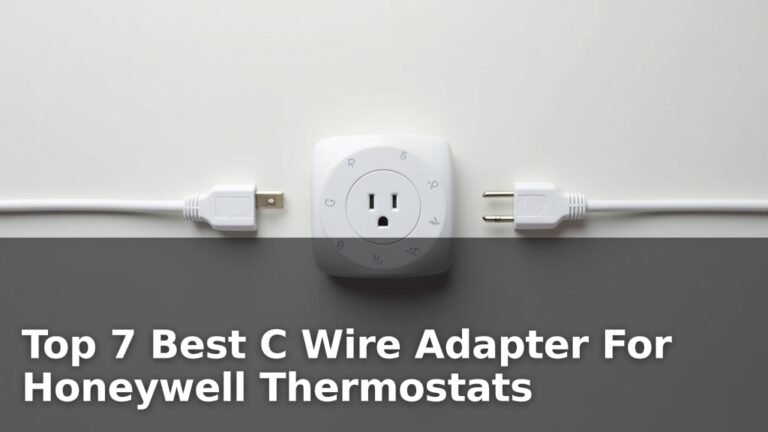 Top 7 Best C Wire Adapter For Honeywell Thermostats