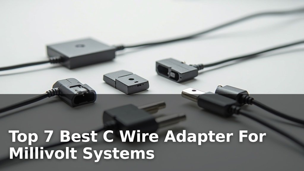 Top 7 Best C Wire Adapter For Millivolt Systems