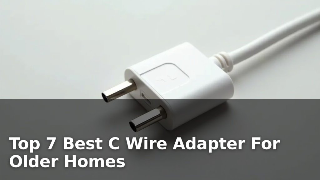 Top 7 Best C Wire Adapter For Older Homes