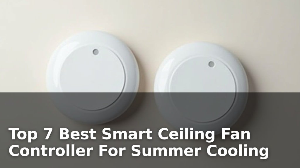 Best Smart Ceiling Fan Controller For Summer Cooling