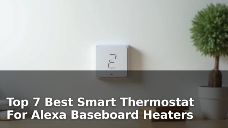 Top 7 Best Smart Thermostat For Alexa Baseboard Heaters