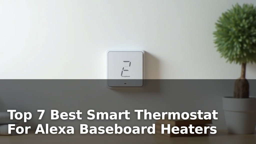 Top 7 Best Smart Thermostat For Alexa Baseboard Heaters