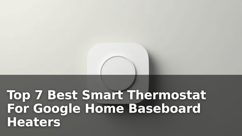 Top 7 Best Smart Thermostat For Google Home Baseboard Heaters