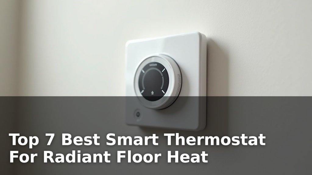 Top 7 Best Smart Thermostat For Radiant Floor Heat