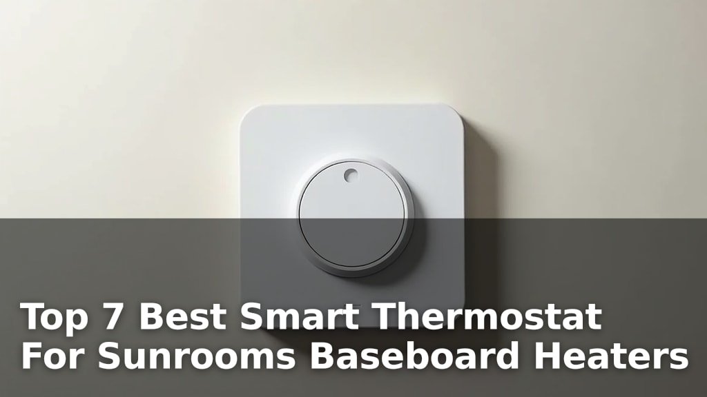Top 7 Best Smart Thermostat For Sunrooms Baseboard Heaters