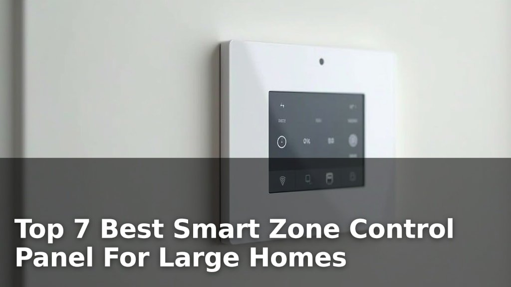 Top 7 Best Smart Zone Control Panel For Large Homes