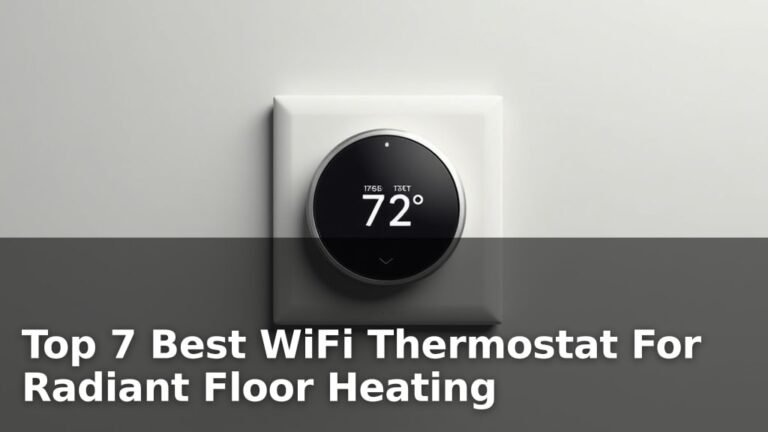 Top 7 Best WiFi Thermostat For Radiant Floor Heating