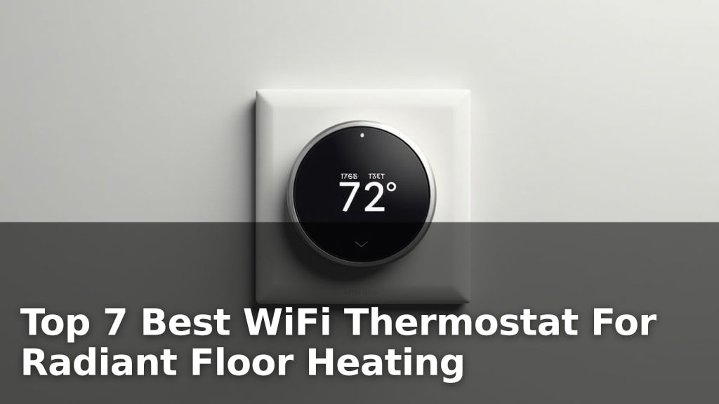 Top 7 Best WiFi Thermostat For Radiant Floor Heating