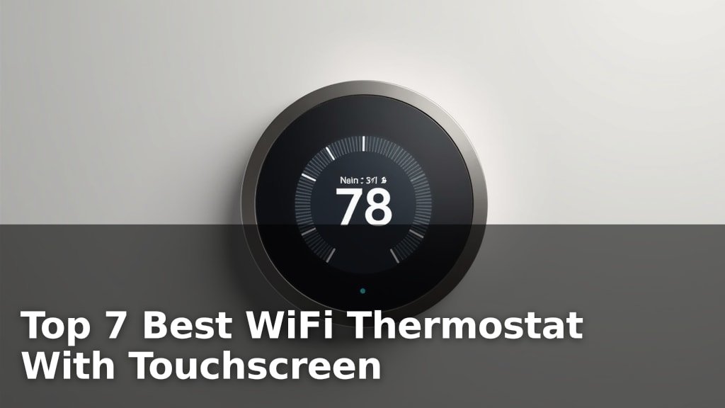 Best WiFi Thermostat With Touchscreen