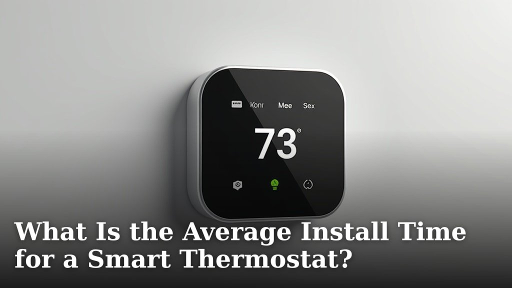 What Is the Average Install Time for a Smart Thermostat?