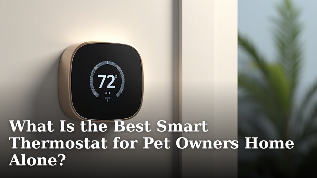 What Is the Best Smart Thermostat for Pet Owners Home Alone?