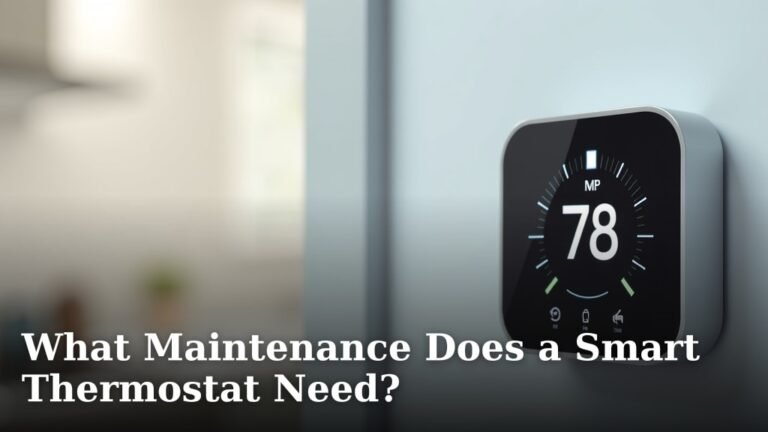 What Maintenance Does a Smart Thermostat Need?