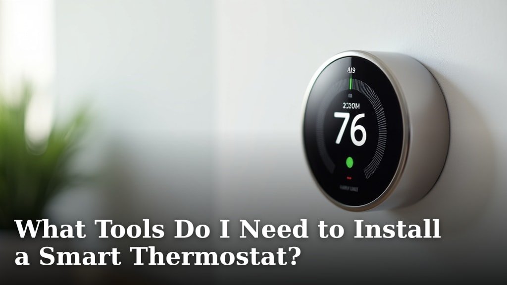 What Tools Do I Need to Install a Smart Thermostat?
