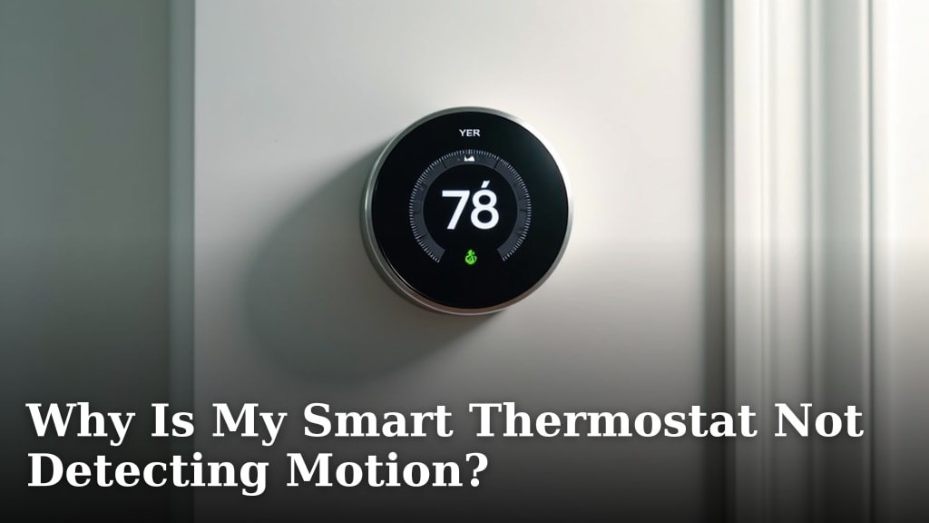 Why Is My Smart Thermostat Not Detecting Motion?