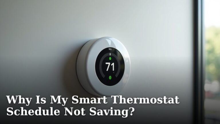 Why Is My Smart Thermostat Schedule Not Saving?